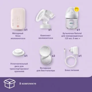 Молокоотсос электрический Philips AVENT Premium Natural Motion